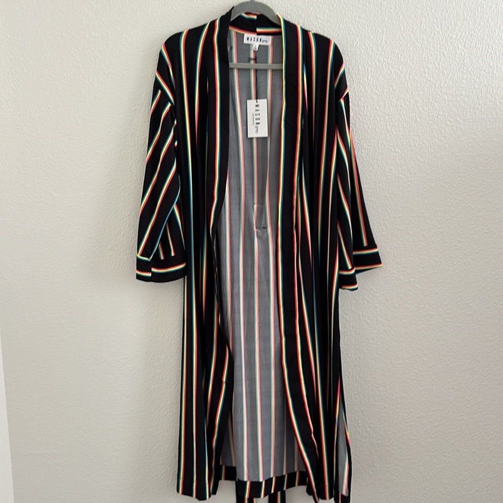 Mason Grey Robe Size S - Picture 2 of 14